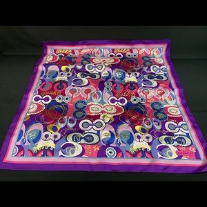 Coach Poppy Silk Scarf, square